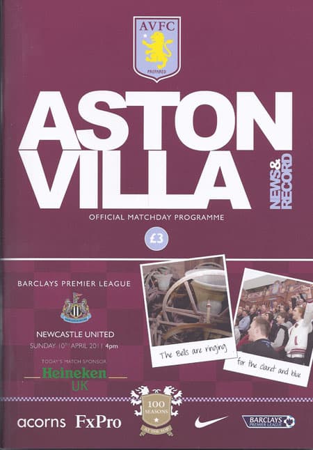 Aston Villa FC v Newcastle United FC